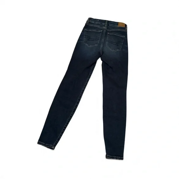 American Eagle Outfitters Dark Blue Women's Curvy Jeggings size 00 - Picture 2 of 4